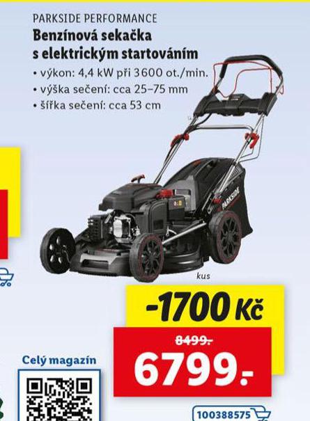BENZNOV SEKAKA S ELEKTRICKM STARTOVNM
