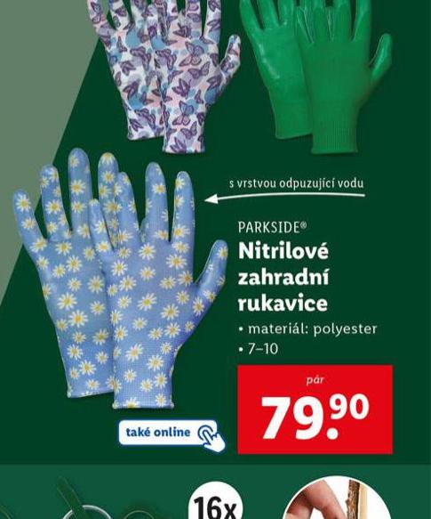 NITRILOV ZAHRADN RUKAVICE