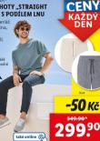 KALHOTY STRAIGHT FIT S PODLEM LNU