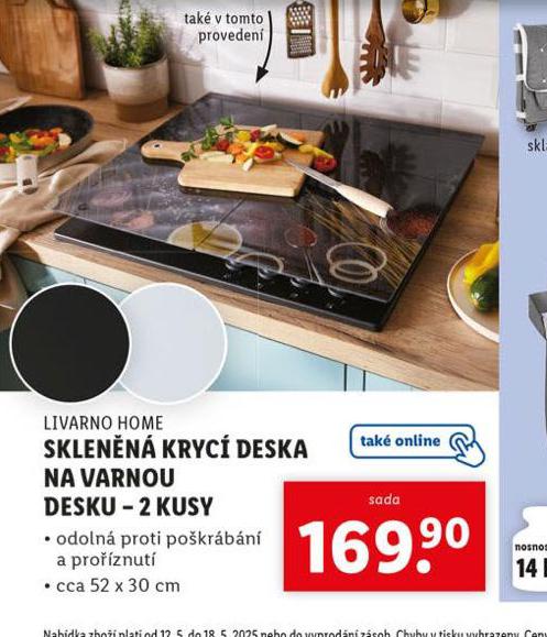 SKLENN KRYC DESKA NA VARNOU DESKU