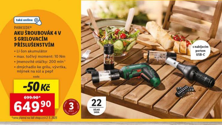 AKU ROUBOVK 4 V S GRILOVACM PLSUENSTVM