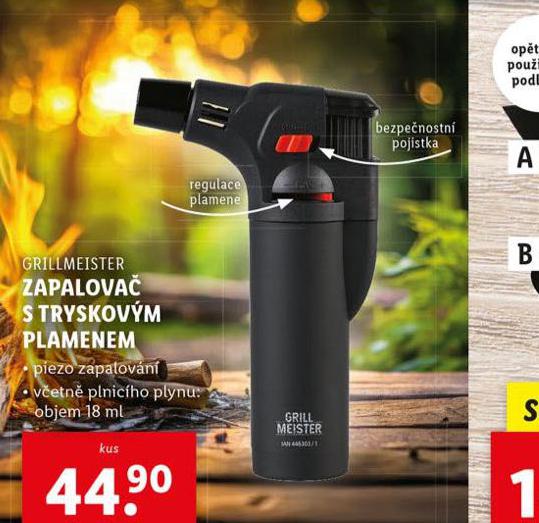 ZAPALOVA S TRYSKOVM PLAMENEM