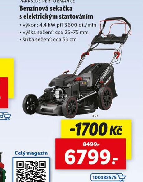 BENZNOV SEKAKA S ELEKTRICKM STARTOVNM