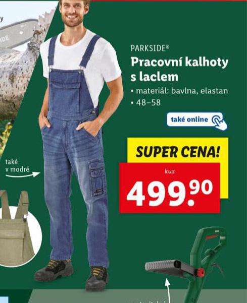 PRACOVN KALHOTY S LACLEM