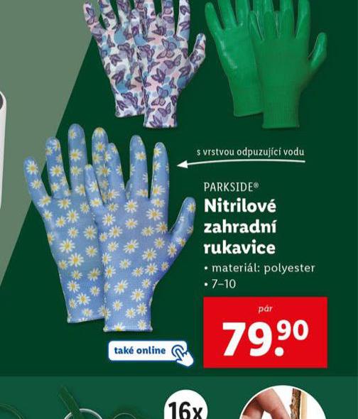 NITRILOV ZAHRADN RUKAVICE