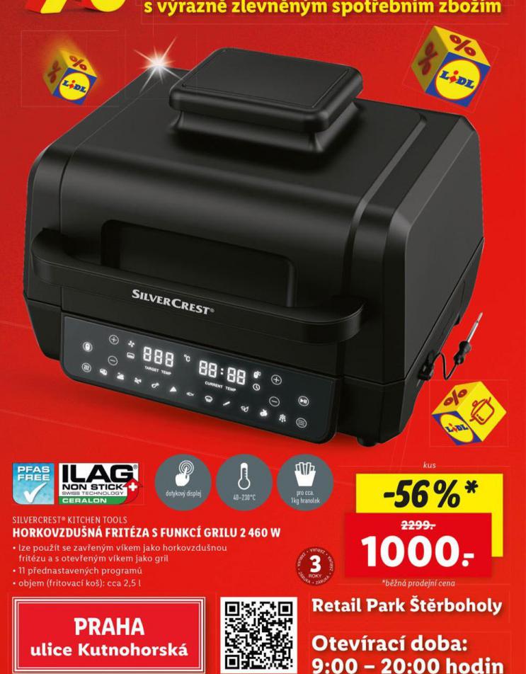 HORKOVZDUN FRITZA S FUNKC GRILU 2460 W
