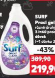 SURF PRACÍ GEL