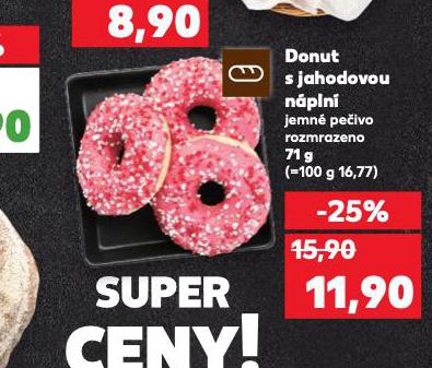 DONUT S JAHODOVOU NPLN