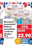 SÁDLOVÁ POMAZÁNKA S PEČENOU CIBULKOU