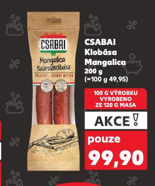 CSABAI KLOBSA MANGALICA