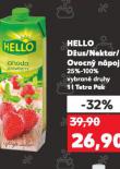 HELLO DŽUS, NEKTAR A NÁPOJ