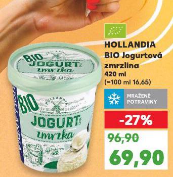 HOLLANDIA BIO JOGURTOV ZMRZLINA