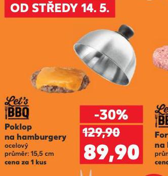 POKLOP NA HAMBURGERY