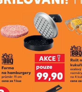 FORMA NA HAMBURGERY