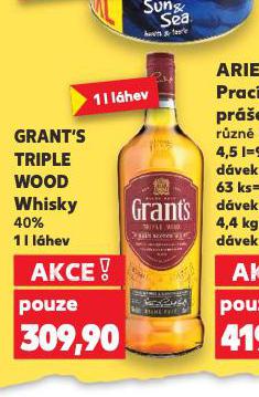 GRANTS TRIPLE WOOD WHISKY