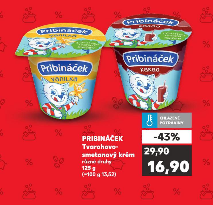 PRIBINEK TVAROHOVO-SMETANOV KRM