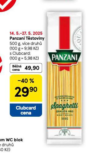 PANZANI TSTOVINY
