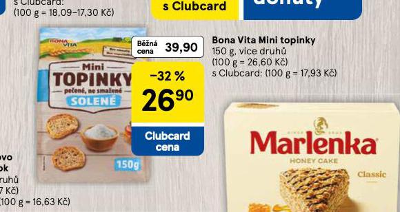 BONA VITA MINI TOPINKY