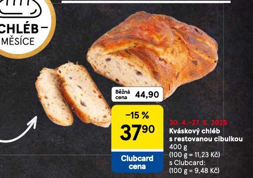 KVSKOV CHLB S RESTOVANOU CIBULKOU