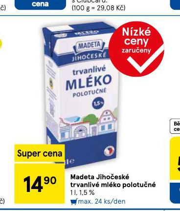 MADETA JIHOESK TRVANLIV MLKO  POLOTUN