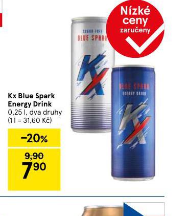 KX BLUE SPARK ENERGY DRINK