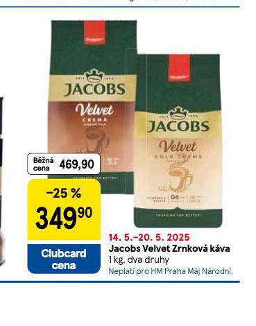 JACOBS VELVET ZRNKOV KVA