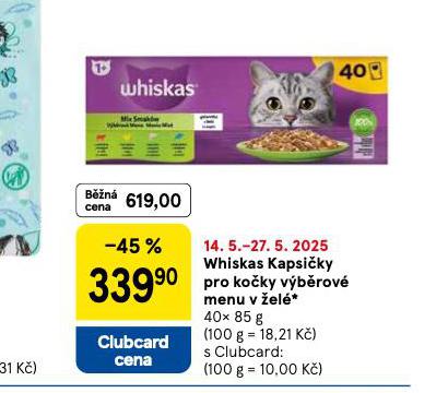 WHISKAS KAPSIKY PRO KOKY