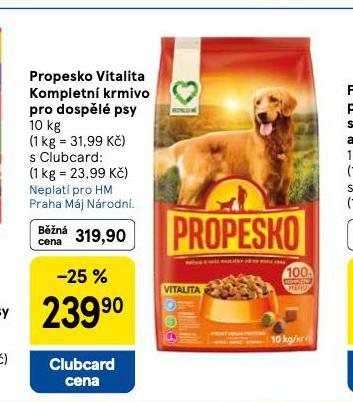 PROPESKO VITALITA KOMPLETN KRMIVO PRO DOSPL PSY