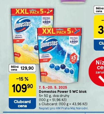 DOMESTOS POWER 5 WC BLOK