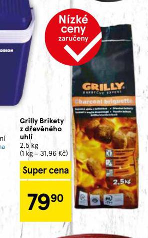 GRILLY BRIKETY Z DEVNHO UHL