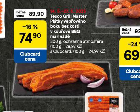 PLTKY VEPOVHO BOKU BEZ KOSTI V KOUOV BBQ MARIND