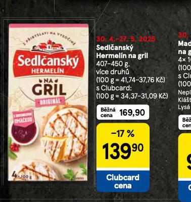 SEDLANSK HERMELN NA GRIL