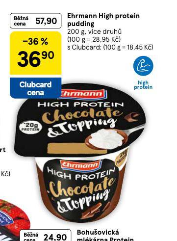 EHRMANN HIGH PROTEIN PUDDING