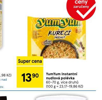 YUM YUM INSTANTN NUDLOV POLVKA