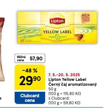 LIPTON YELLOW LABEL ERN AJ