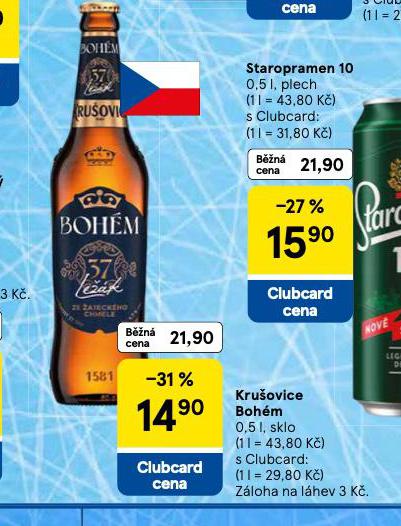 PIVO KRUOVICE BOHM