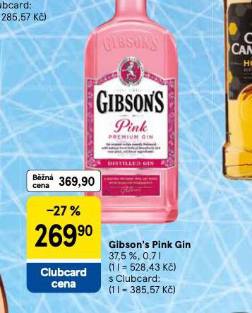 GIBSONS PINK GIN