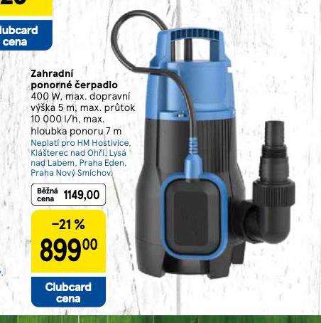 ZAHRADN PONORN ERPADLO