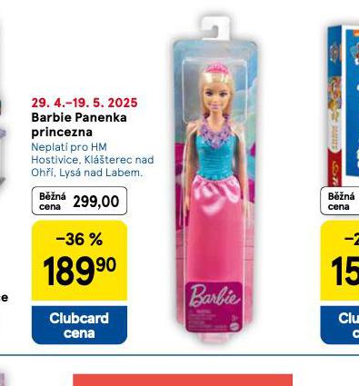 BARBIE PANENKA PRINCEZNA