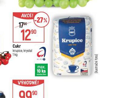 CUKR KRYSTAL / KRUPICE