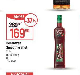 BERENTZEN SMOOTHIE SHOT