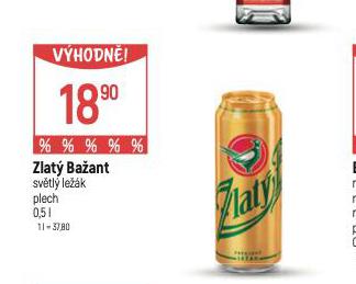 PIVO ZLAT BAANT