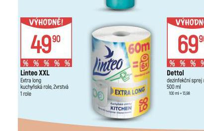 LINTEO XXL EXTRA LONG KUCHYSK ROLE
