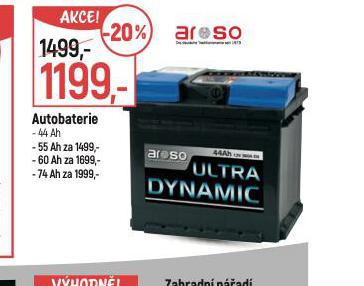 AUTOBATERIE 74 Ah