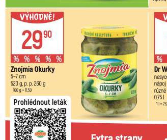 ZNOJMIA OKURKY