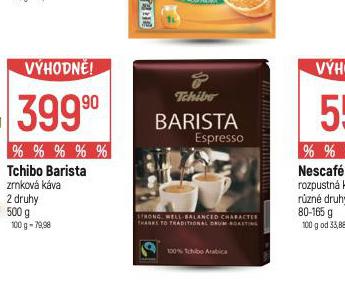 TCHIBO BARISTA ZRNKOV KVA