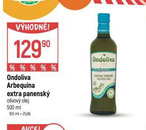 ONDOLIVA ARBEQUINA EXTRA PENANSK OLIVOV OLEJ