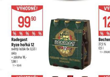 PIVO RADEGAST RYZE HOK 12