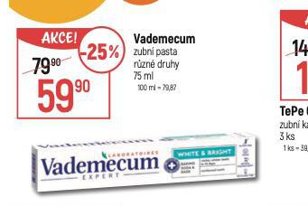 VADEMECUM ZUBN PASTA
