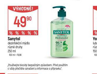 SANYTOL DEZINFEKN MDLO
